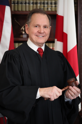 Alabama Supreme Court Chief Justice Roy Moore removed from office twice for ethics violations.